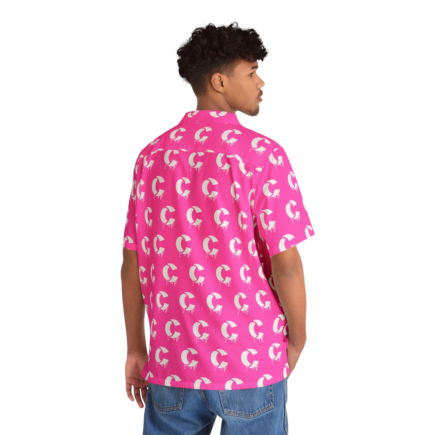 Pink Excretin' Button Down